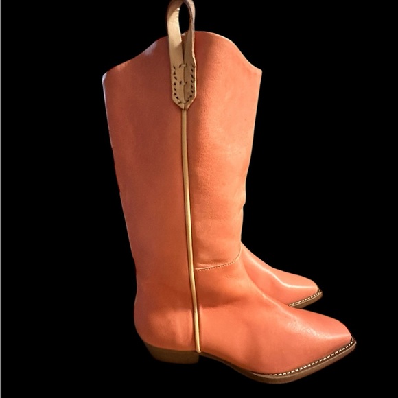 WE THE FREE | FREE PEOPLE
Montage Tall Leather Boots- Coral. 39 (8.5) - Picture 3 of 15